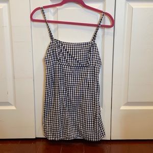 Cooperative Checkered Mini-Dress
